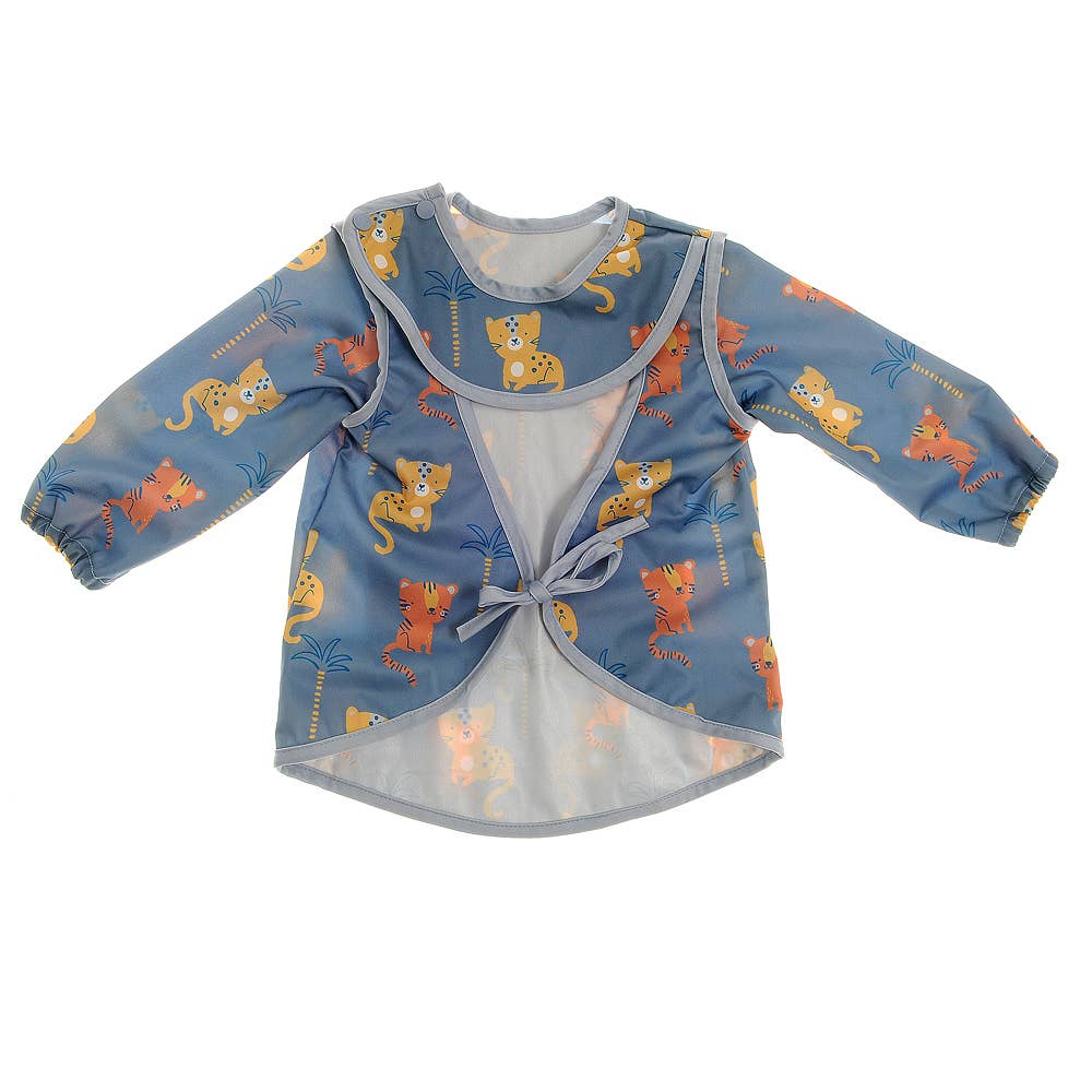Coverall Feeding Bib Tigers and Leopards 5