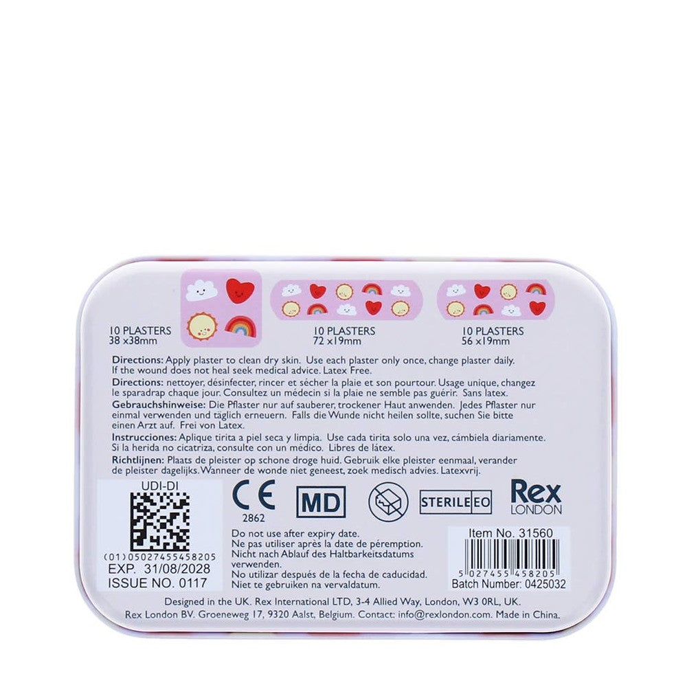 Children's plasters in a tin 30 pcs - Kawaii Sunshine 3