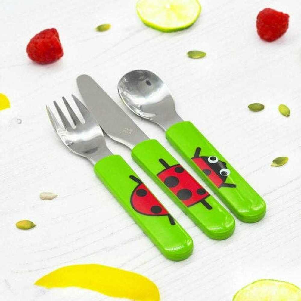 Travel Cutlery Set with Case - Ladybird 3