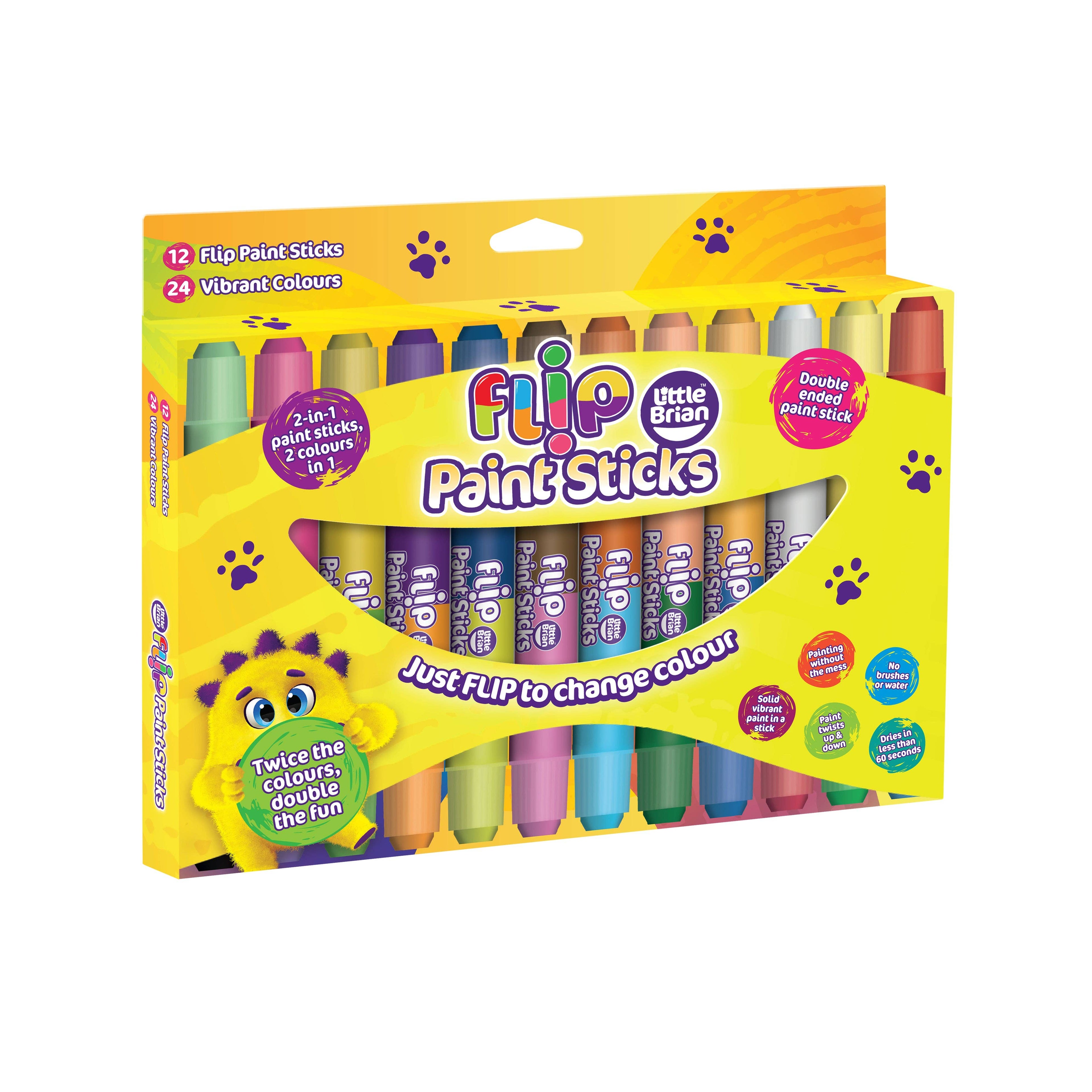 Flip Paint Sticks 12 Assorted