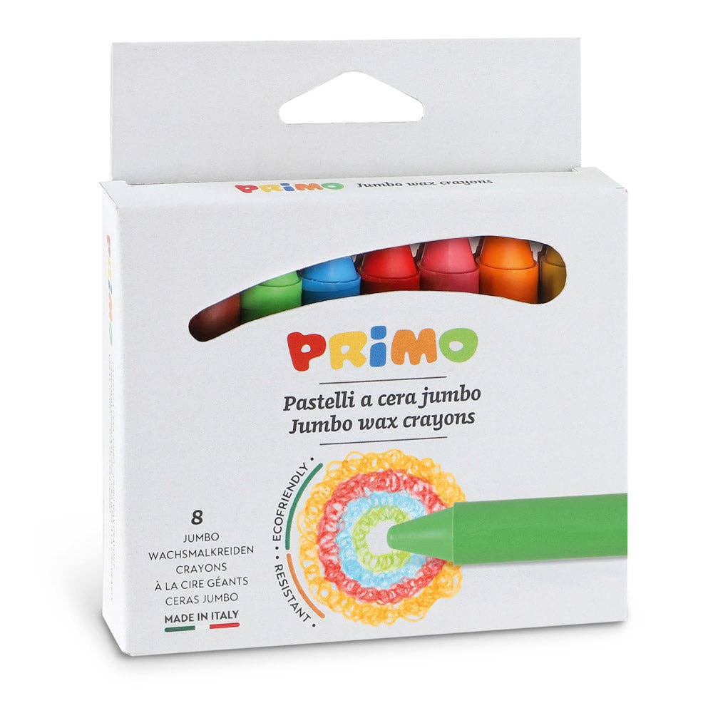 PRIMO Jumbo Wax Crayons 8 colours 1