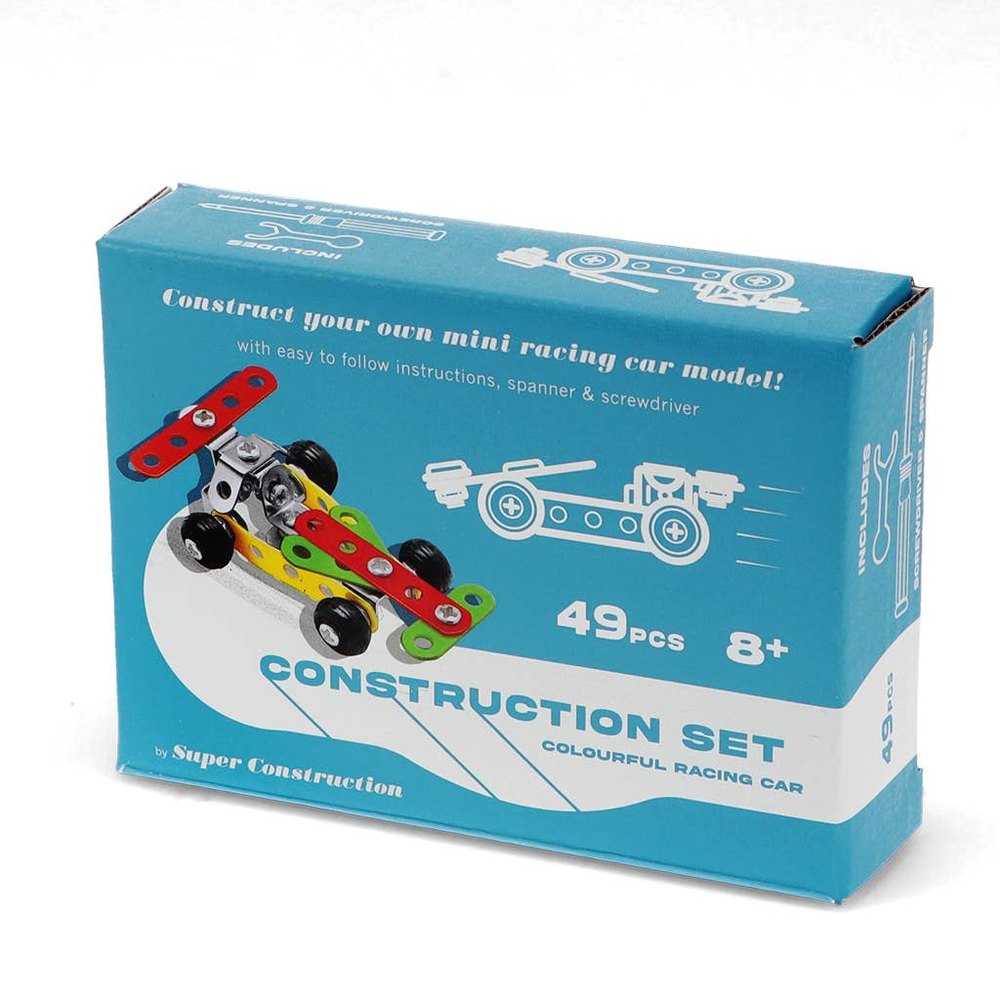 Mini construction kit - Colourful racing car 2