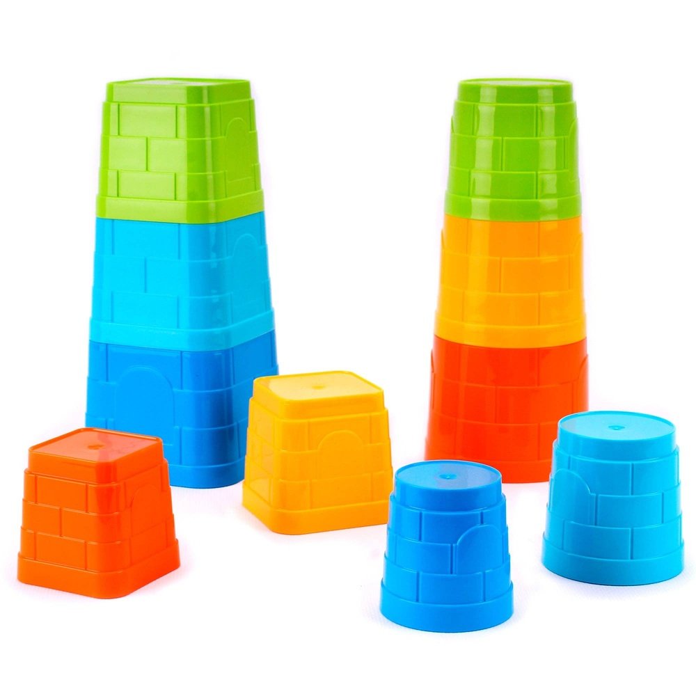 Technok TECHNOK Baby Stacking Cups Toy - Set of 2 Colorful Stacking 