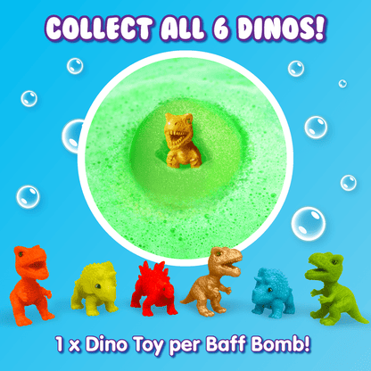 Zimpli 6x Baff Bombz Dino Surprise Collectible Bath Bomb Toy 5