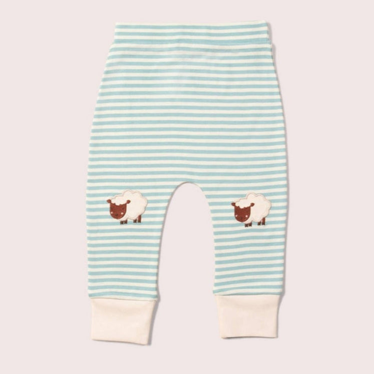 Counting Sheep Knee Patch Striped Joggers 1