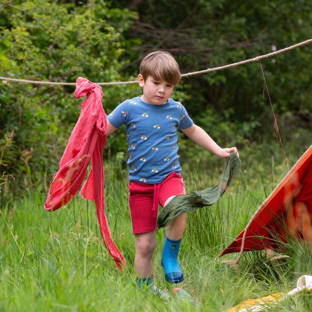 Blue Rainbows Short Sleeve T Shirt 3