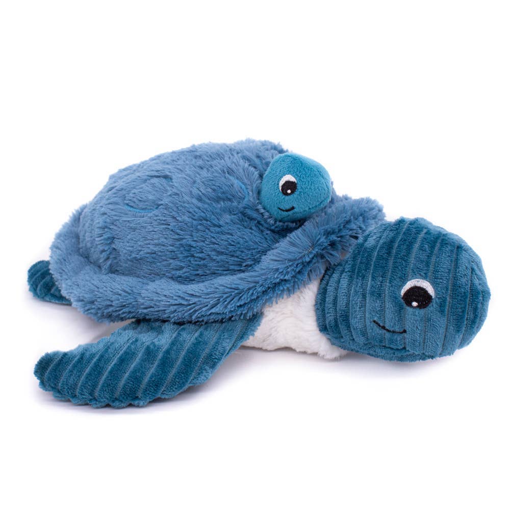 Tilly the Turtle Mum & Baby Blue Plush Toy 1
