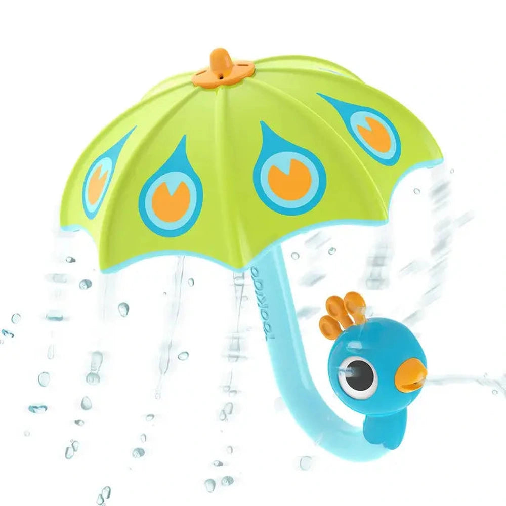 Fill 'N' Rain Peacock Umbrella Green 1
