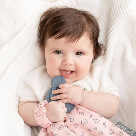 Baby Comforter with Teether - Made with Love 1