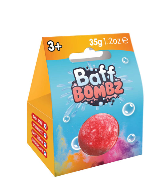 Fun Colourful Round Single Baff Bombz