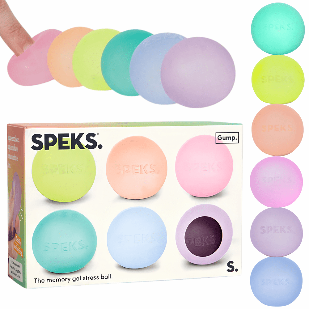 SPEKS Mini Gump 6 Pack - The Memory Gel Stress Ball 1
