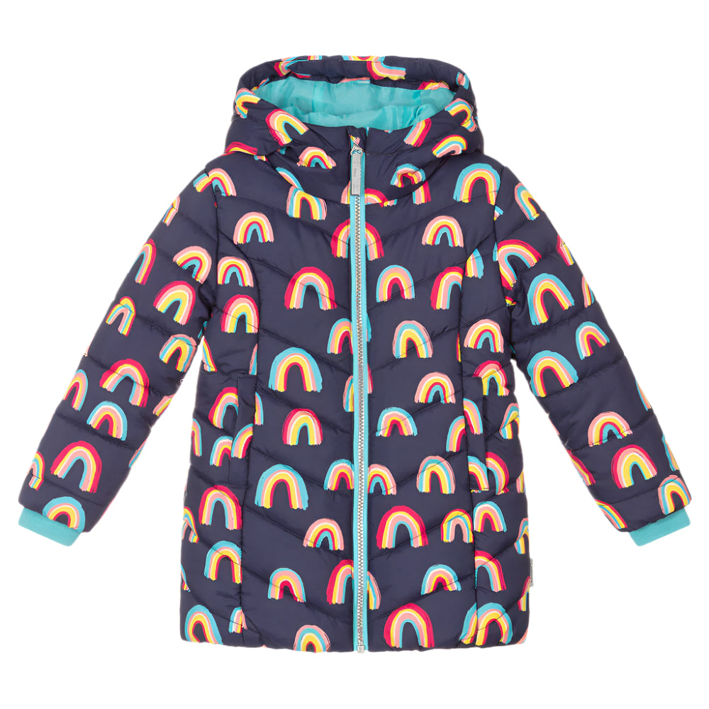 Vivid Rainbows Puffer Jacket 1