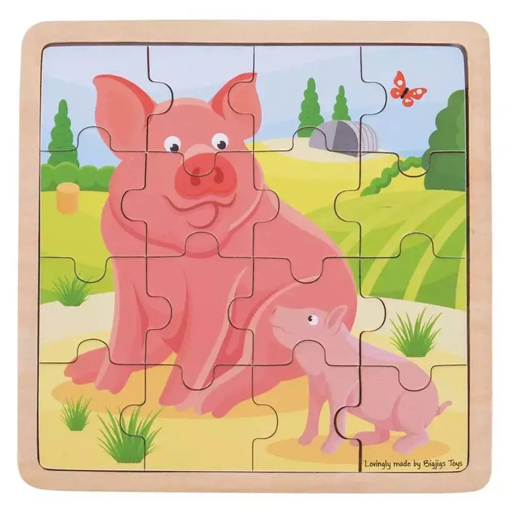 Farm Animal Puzzle - various 6
