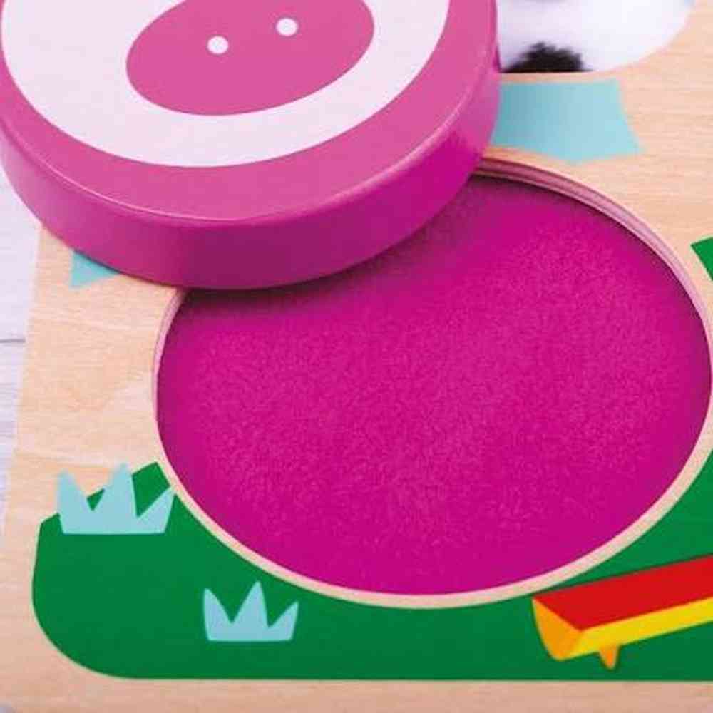 Touch and Feel Farm Puzzle Board 3