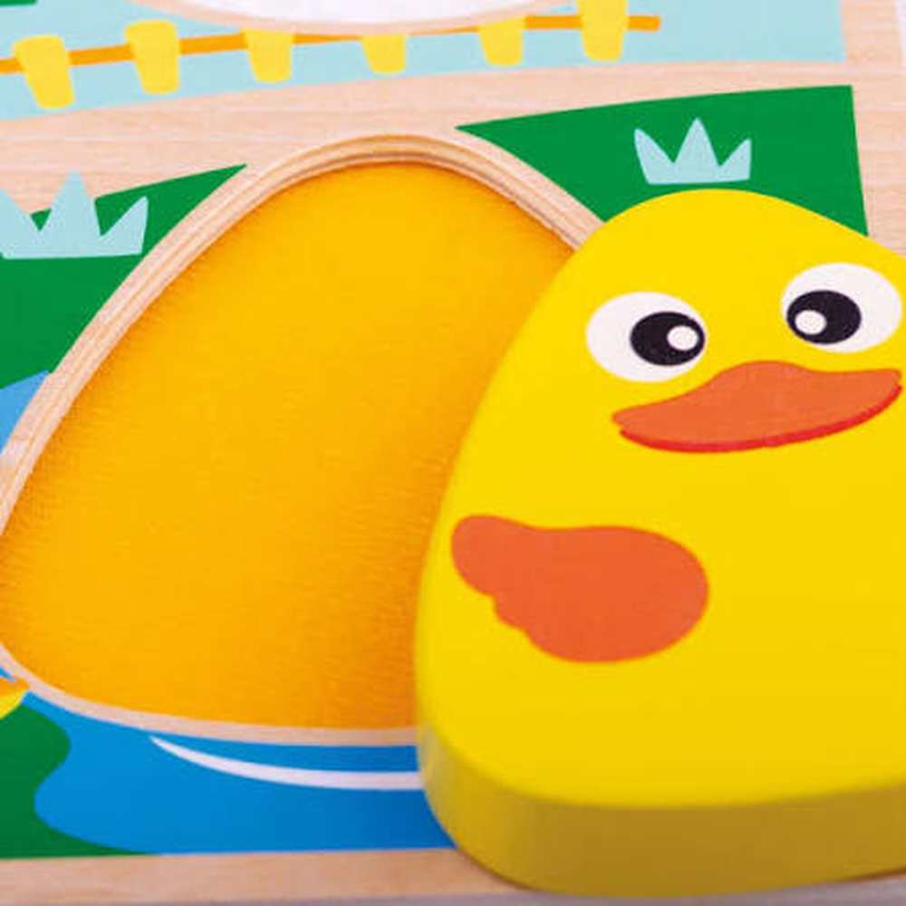 Touch and Feel Farm Puzzle Board 4