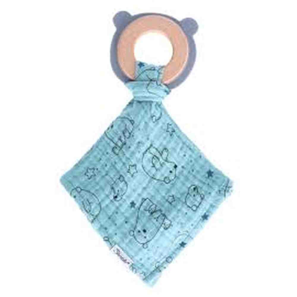 Cuddle Cloth Teether Bear 1