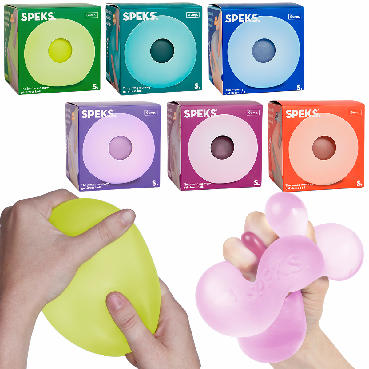 SPEKS Gump Jumbo - The Memory Gel Stress Ball
