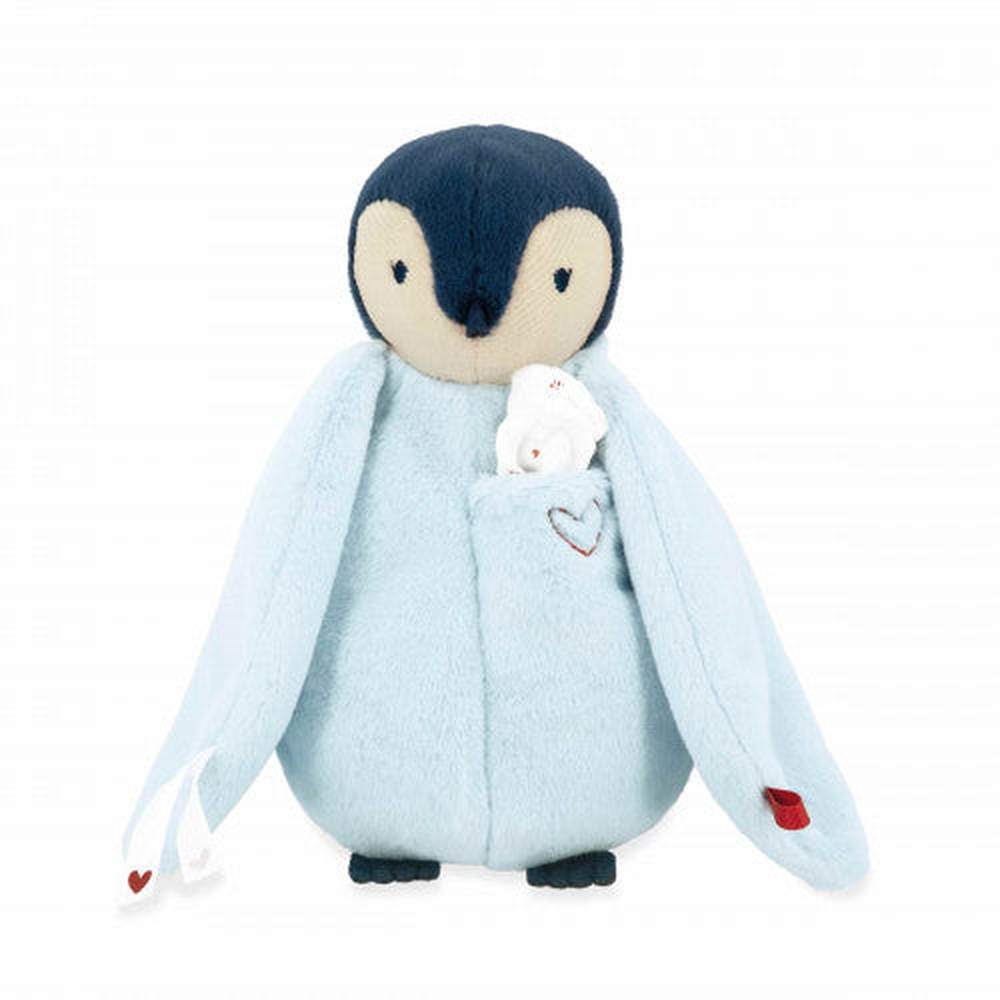 Kissing Plush Penguin - Blue 1