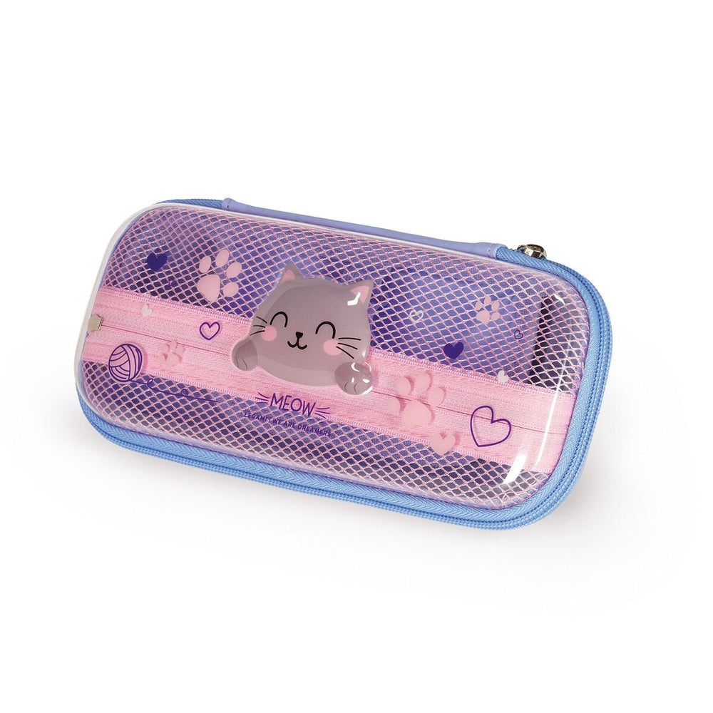 Kitty Rigid Transparent Pencil Case - WonderWow 1