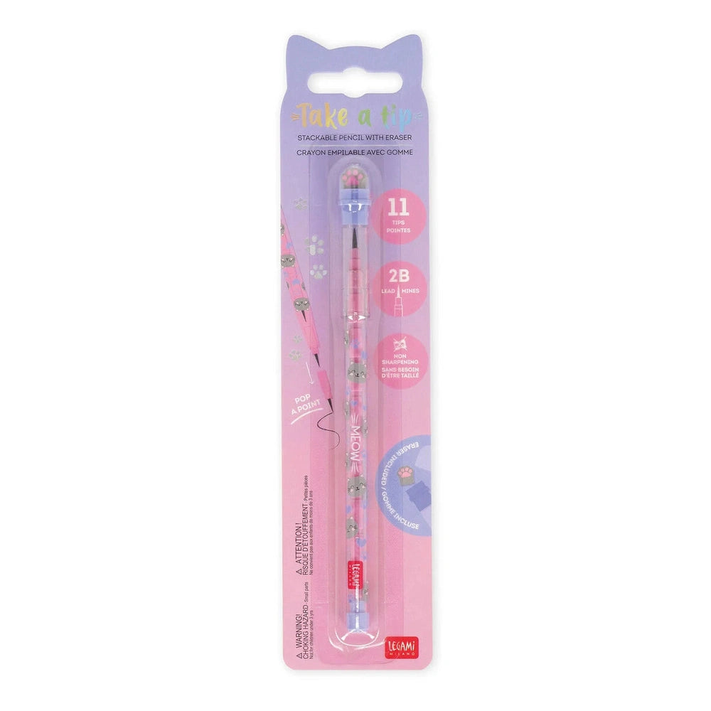 Kitty Stackable Pencil with Eraser 4