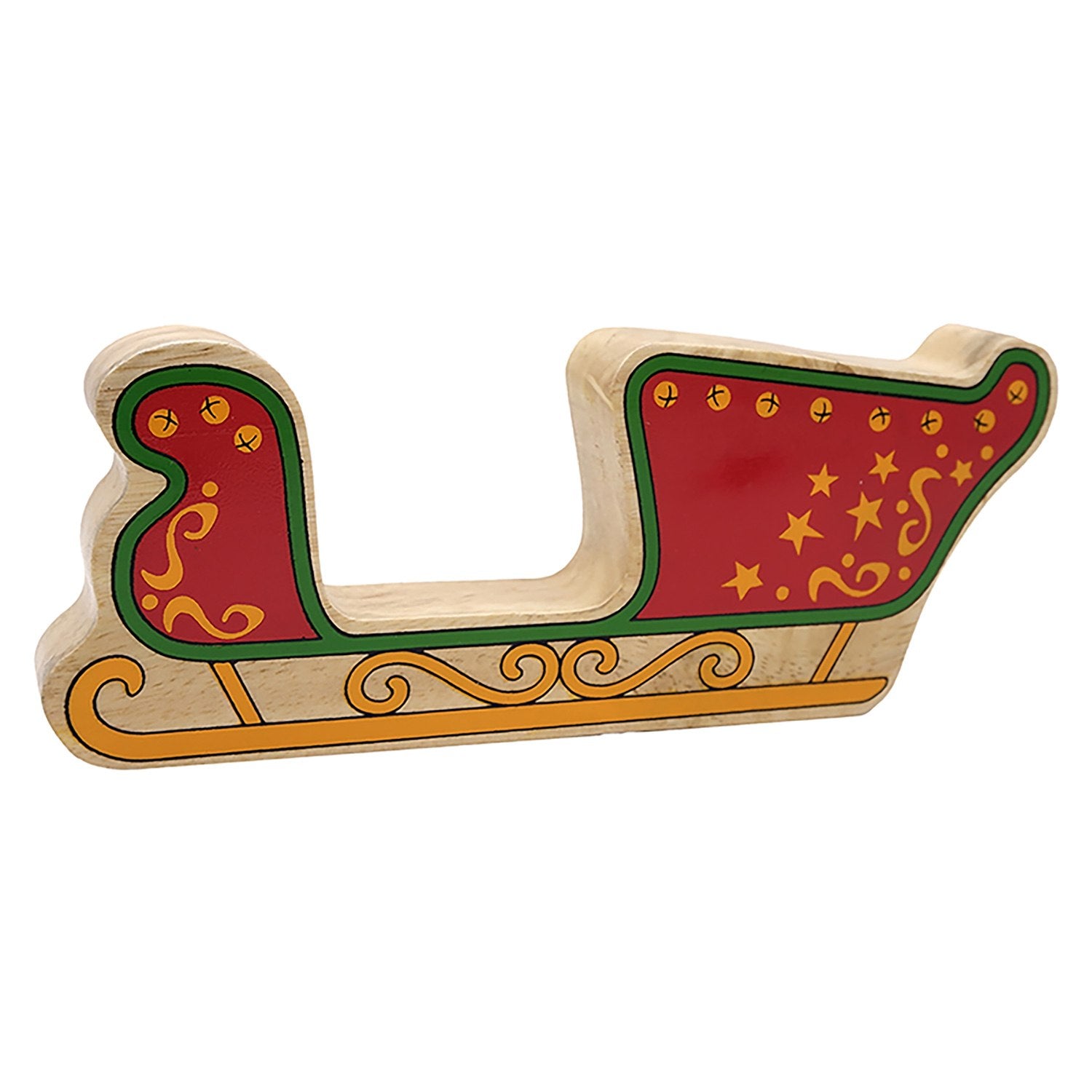 Natural Red And Yellow Sleigh 1