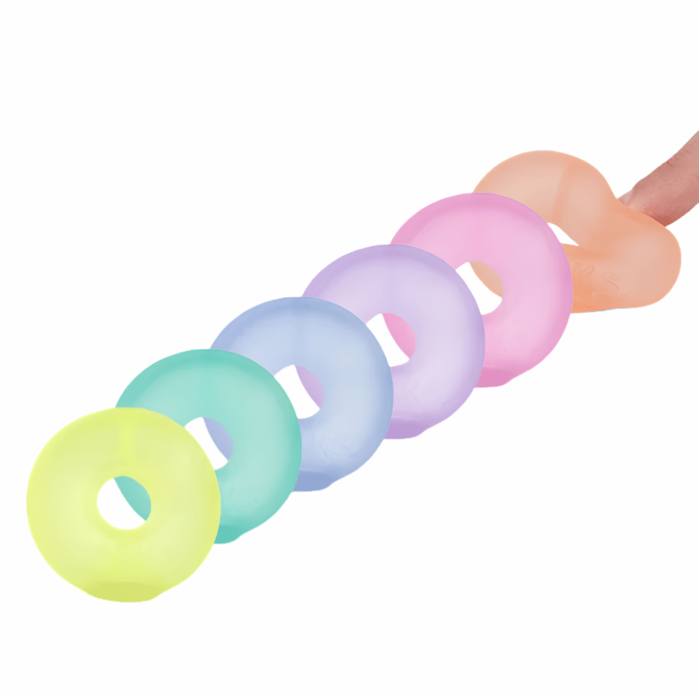 SPEKS Mini Gump Loop 6 Pack - The Memory Gel Stress Ring 5