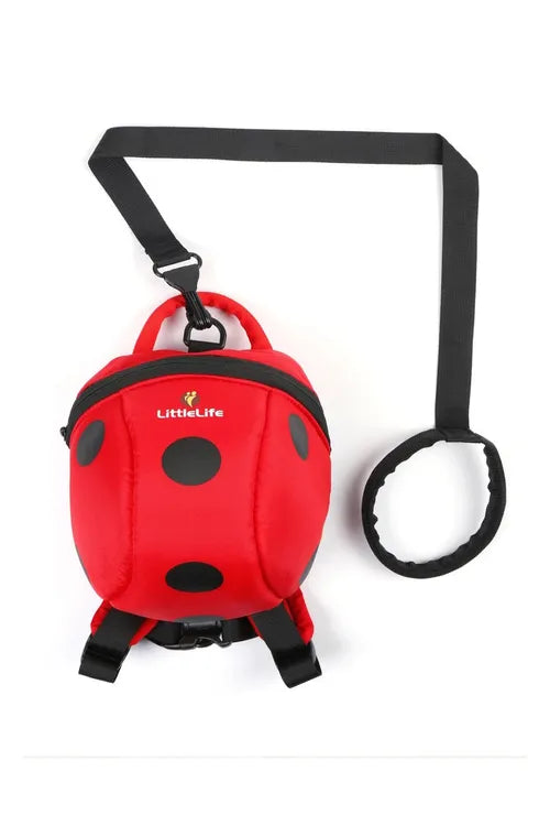 Toddler Backpack with Rein - Ladybird - Recycled Polyester 1