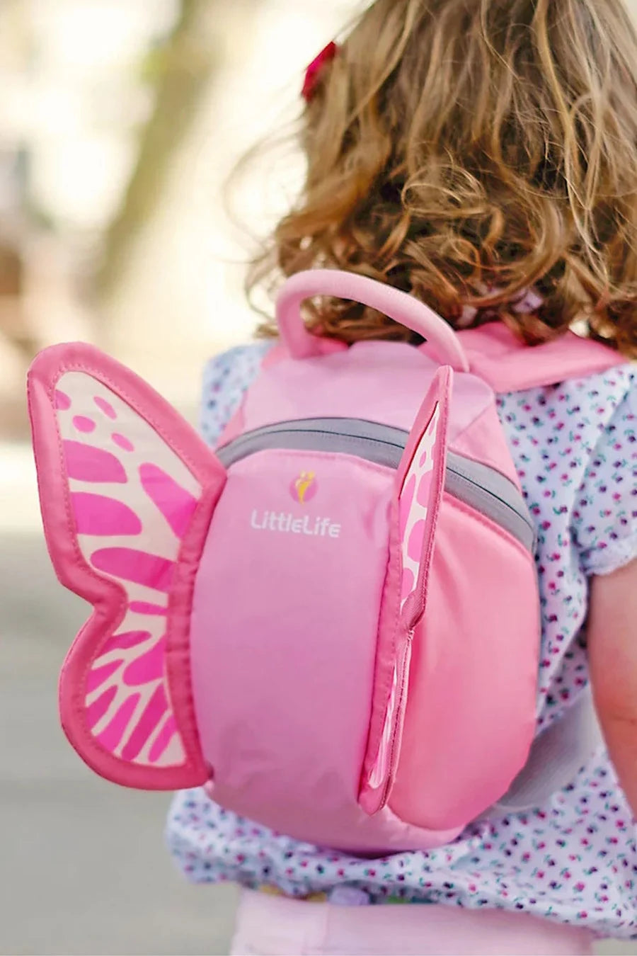 Toddler Backpack with Rein - Butterfly - Recycled Polyester 2