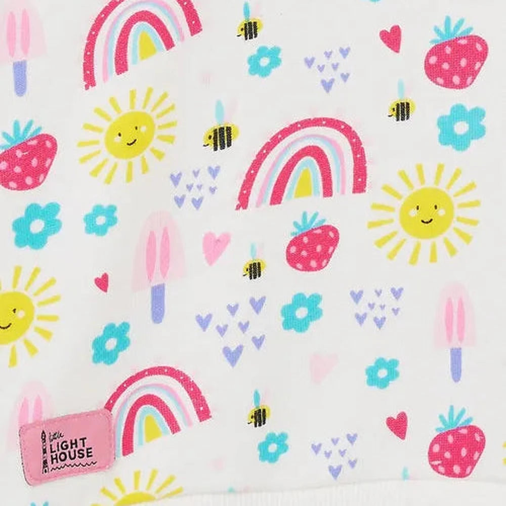 Jessie Print Hoodie - Rainbow Sunshine 4