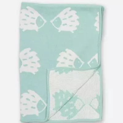 Hedgehog Knit Blanket