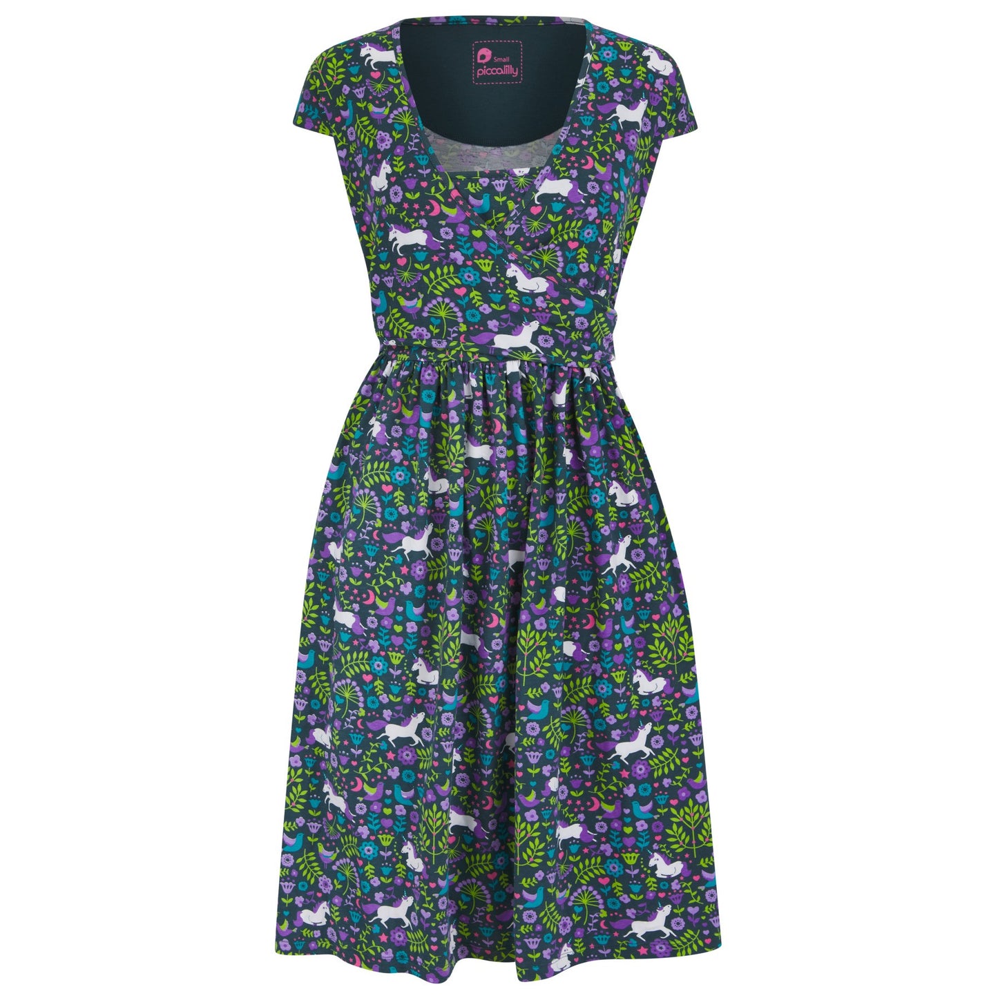 Adult Wrap Dress - Unicorn