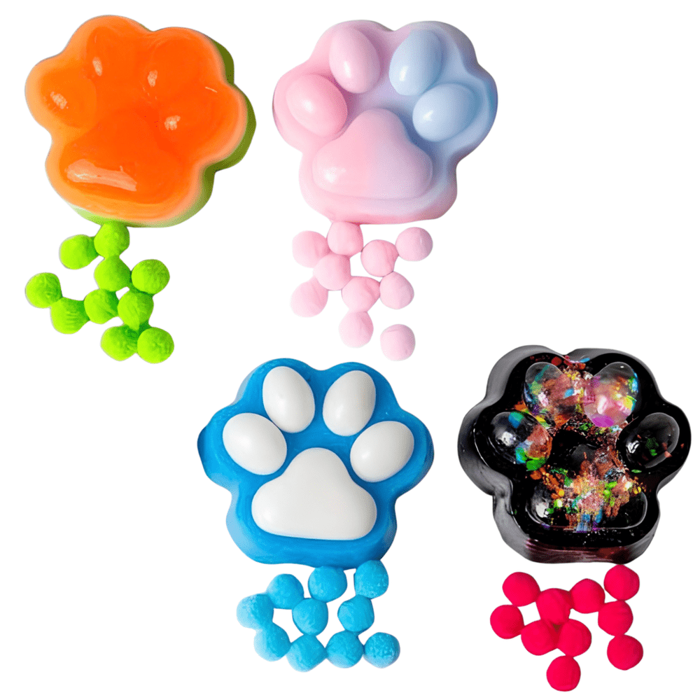 Scrunchems Sticky Squishy Paw Print 3