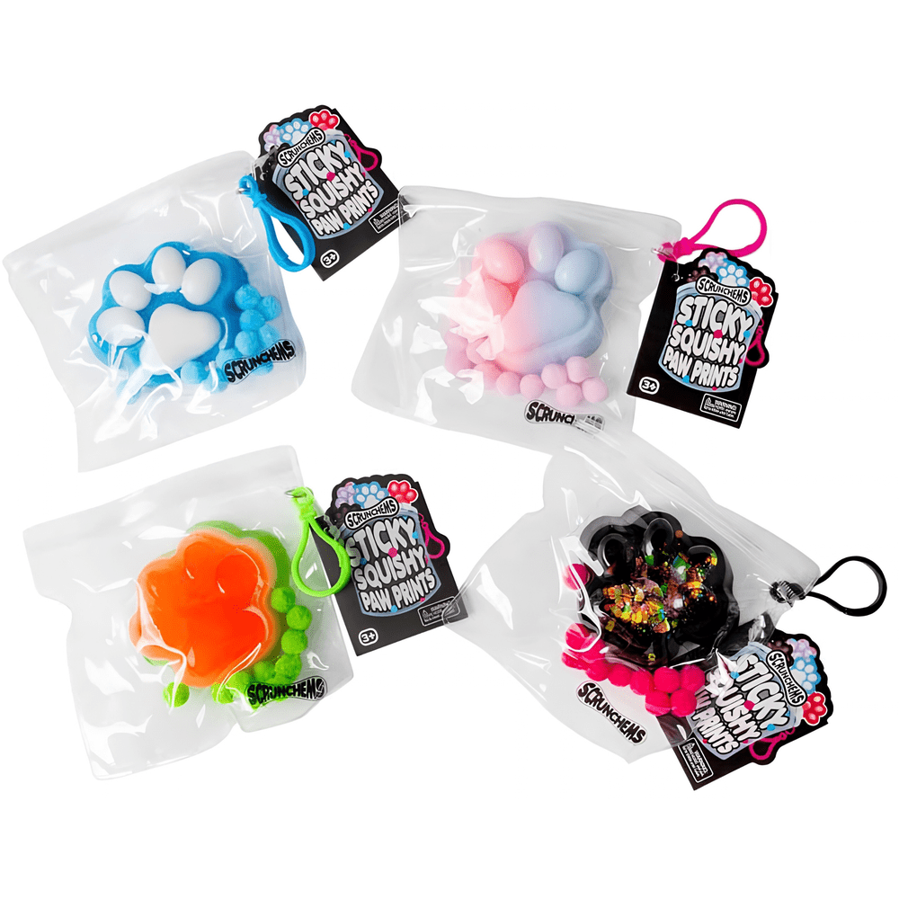 Scrunchems Sticky Squishy Paw Print 2