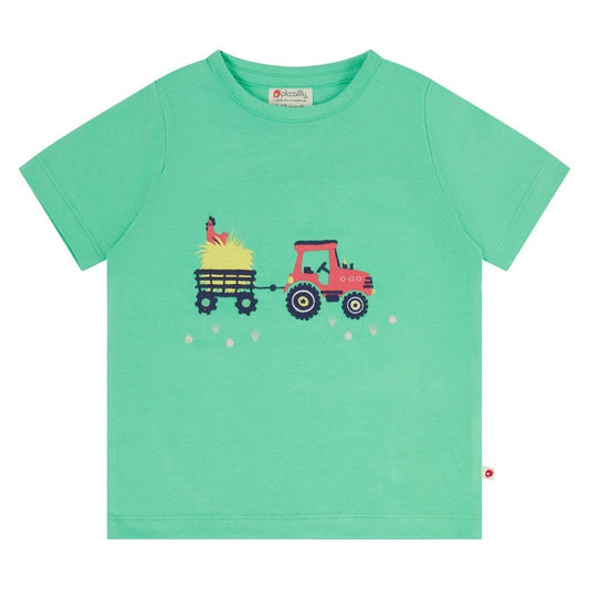 Piccalilly T-Shirt Applique Tractor 
