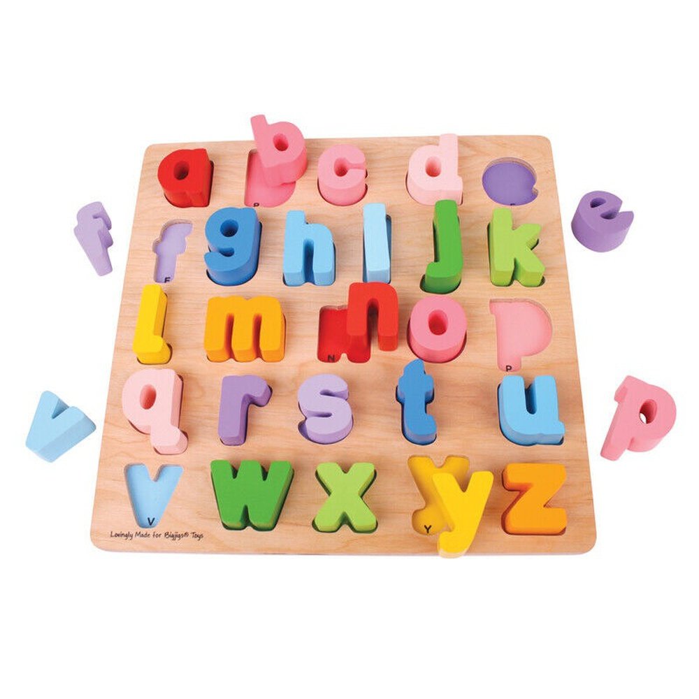 Bigjigs Chunky Alphabet Puzzle - Lower case 