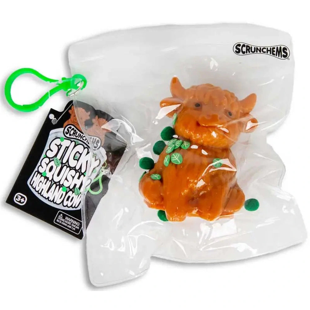 Scrunchems Sticky Squishy Highland Cow 2