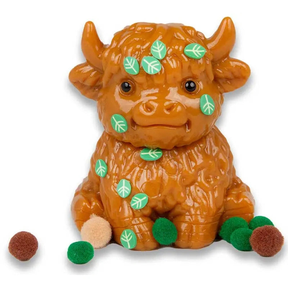 Scrunchems Sticky Squishy Highland Cow 1
