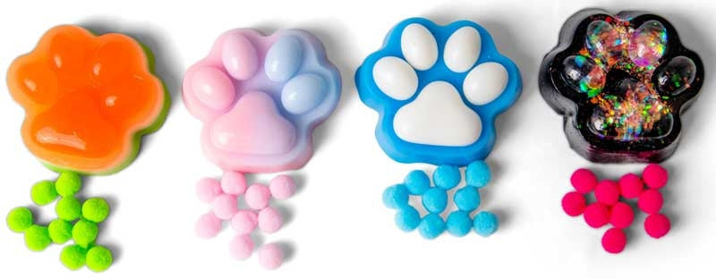 Scrunchems Sticky Squishy Paw Print