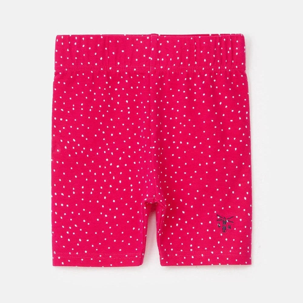 Polly Shorts - Pink Dot 1