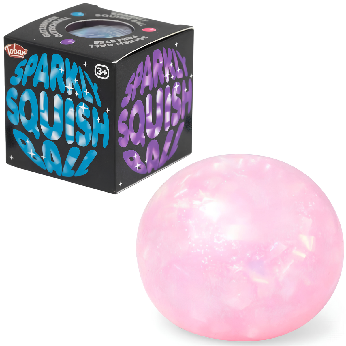 Scrunchems Sparkly Squish Ball - Various Colours