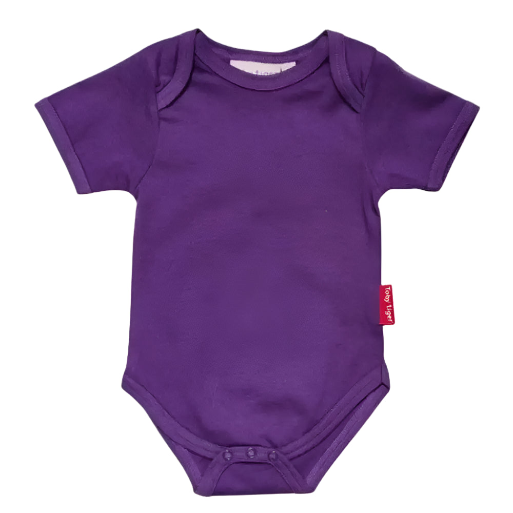 Toby Tiger Purple Short Sleeve Body Basics 