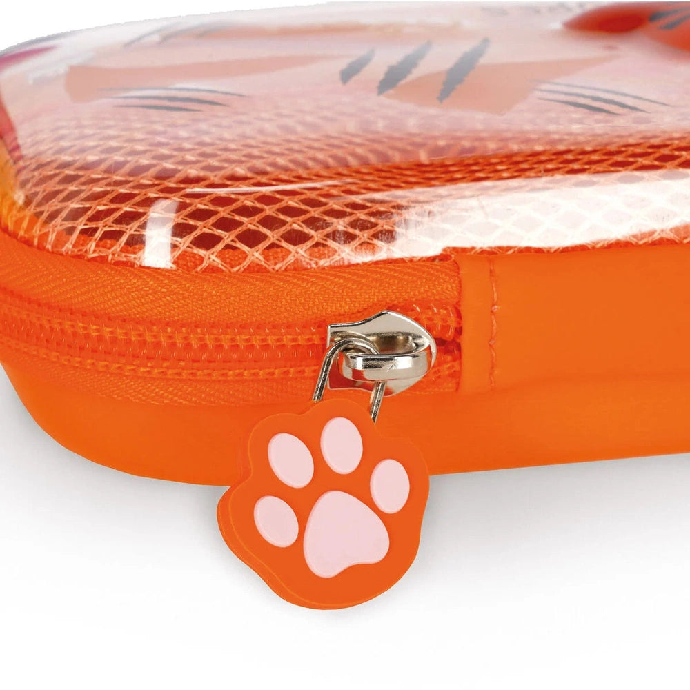 Tiger Rigid Transparent Pencil Case - WonderWow 4