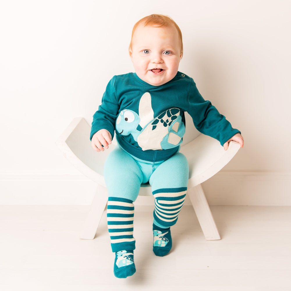 WWF Organic Sea Turtle Socks 3