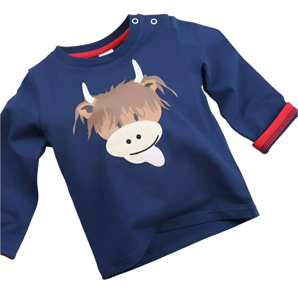 Hamish Highland Cow Applique Top 1