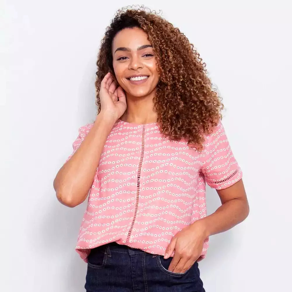 Kite Burstock Blouse Wavy Daisy 