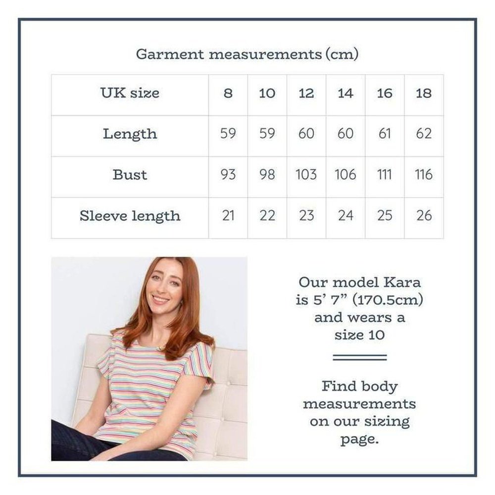 Alum Organic Jersey T-Shirt Stripy Ditsy 3