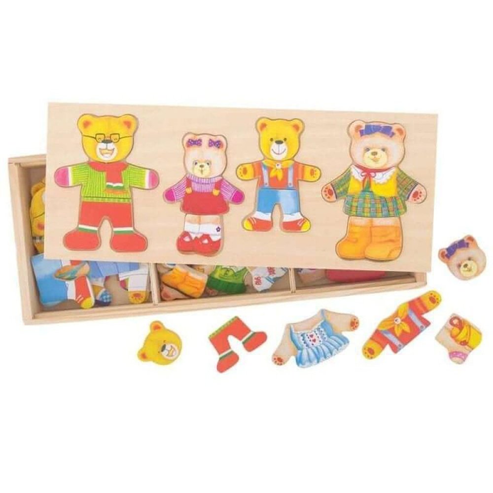 Dress Up Bear Family Play Set 1