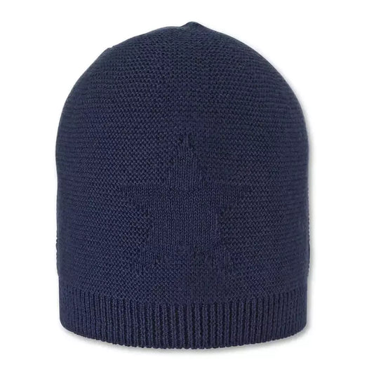Organic Knit Hat - Navy 1