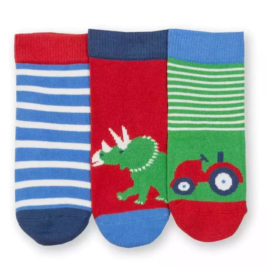 Organic Dino Socks 1
