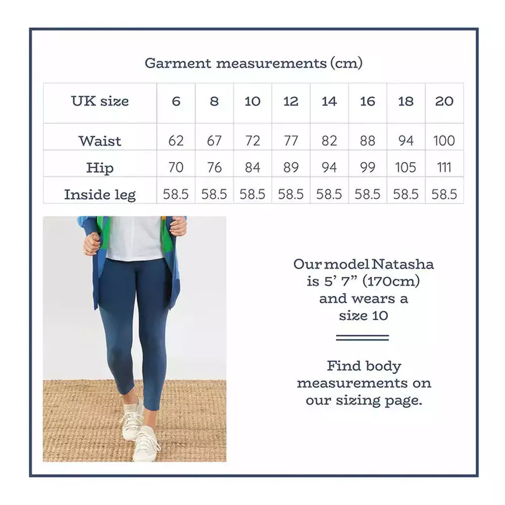 Adult Lytchett 7/8 Leggings Navy - size 18 3